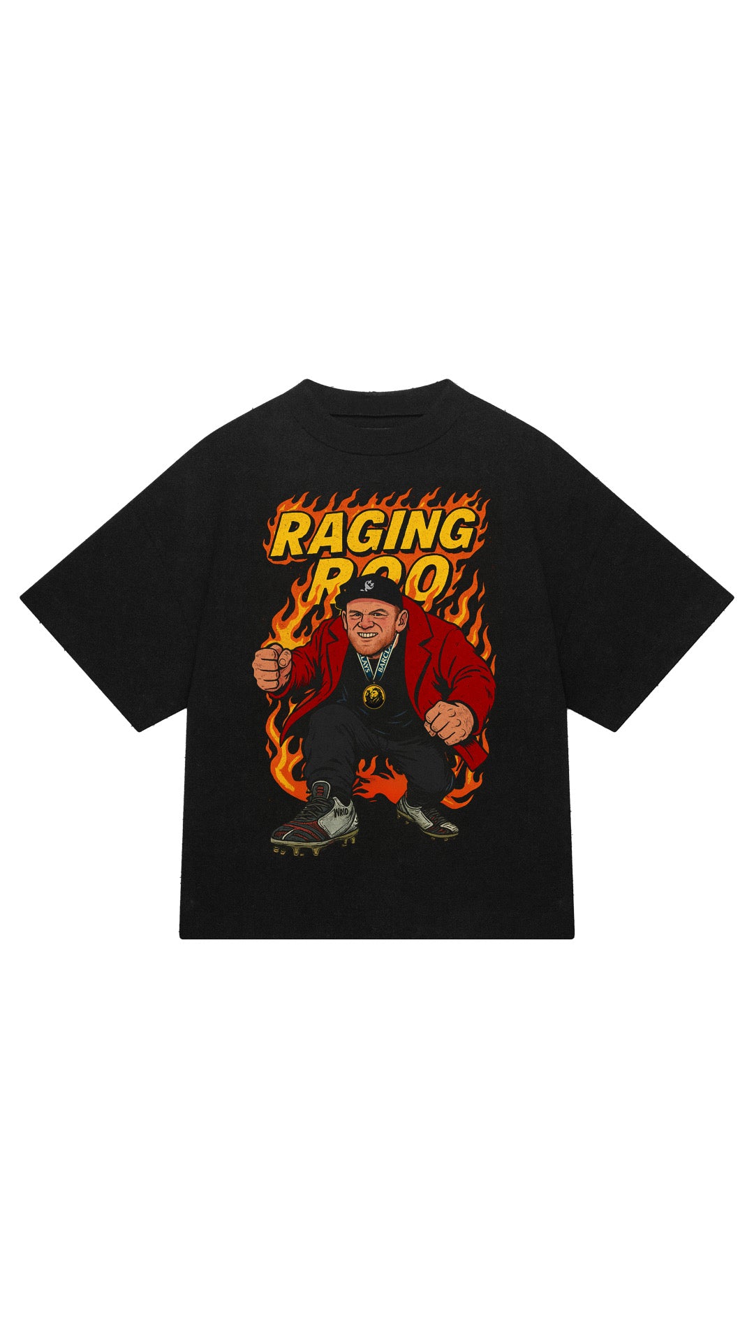 "Raging Roo" T-Shirt - Black