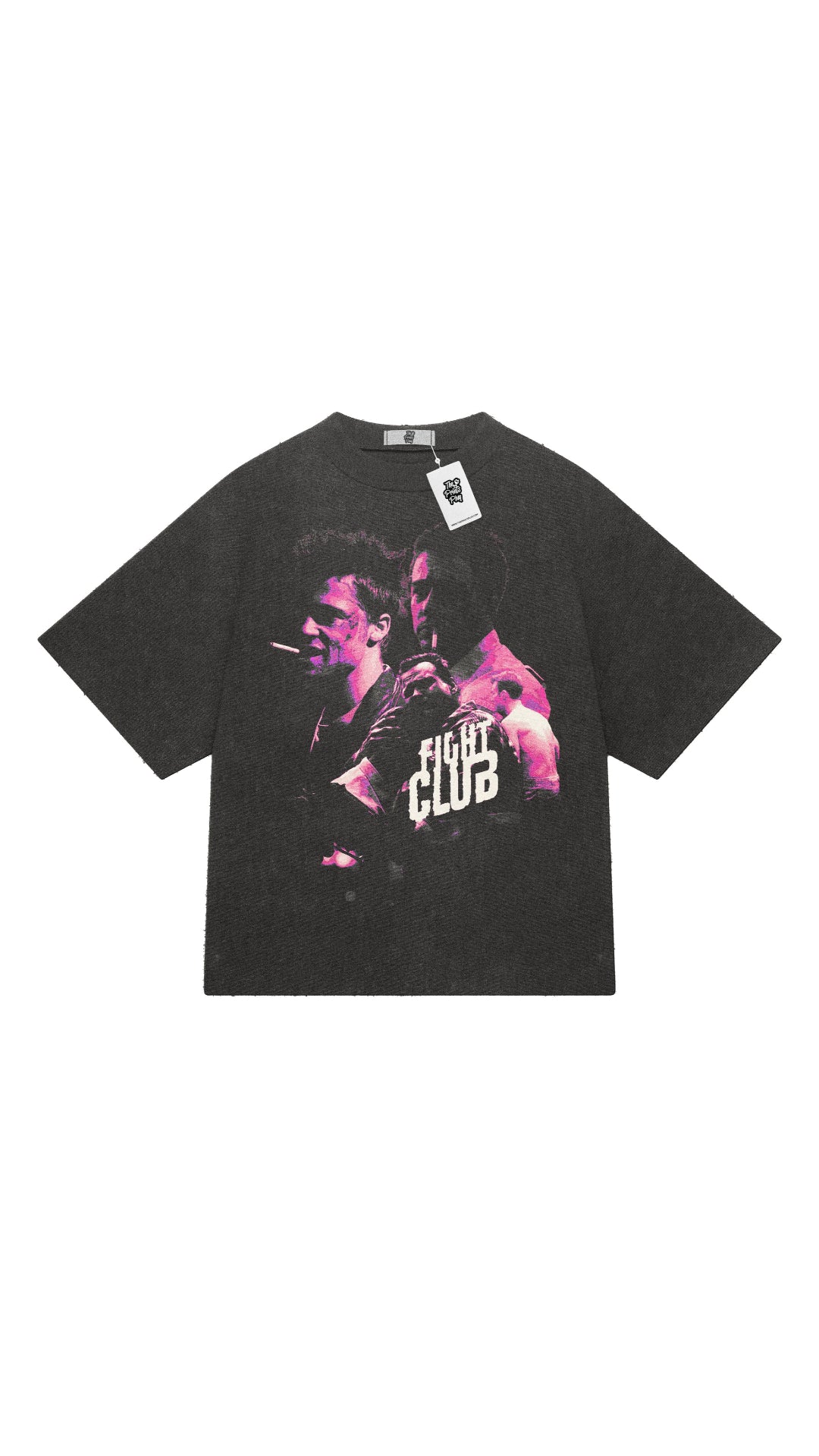 The 'Durden' Tee - Washed Black